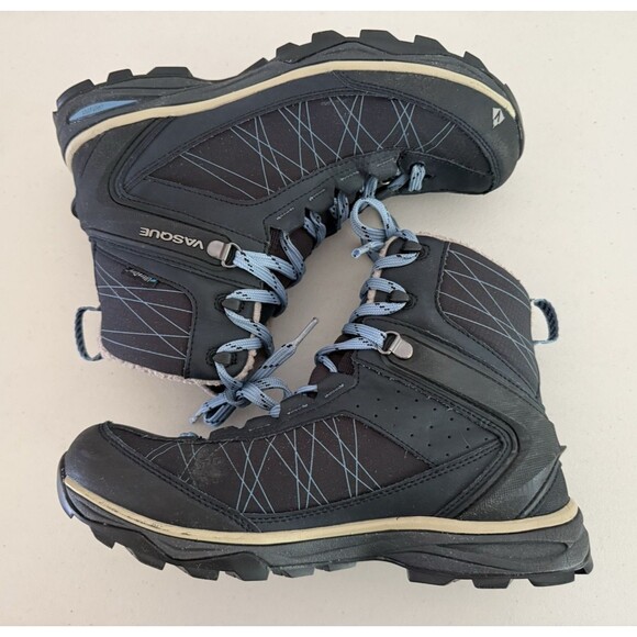 Vasque Coldspark UltraDry Women Size 8.5 Blue Waterproof Boots Thinsulate 200 gr - Picture 4 of 14